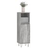 vidaXL Armoire salle de bain sonoma gris 30x30x100 cm