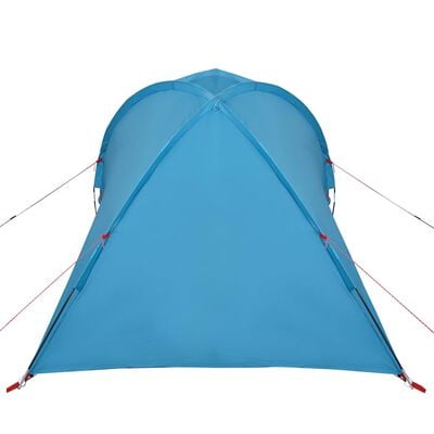 vidaXL Tente de camping à dôme 2 personne bleu imperméable