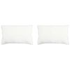 vidaXL Oreiller 2 pc 60 x 70 cm Fibre de bambou Blanc