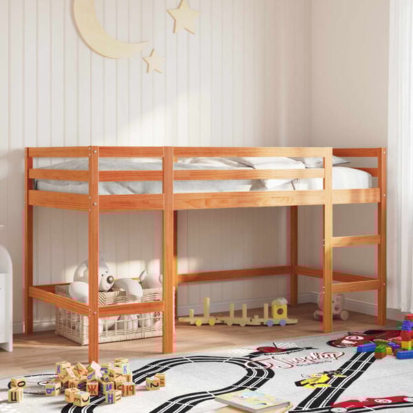 vidaXL Lit mezzanine d'enfants sans matelas avec échelle 90x190 cm
