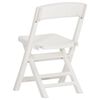 vidaXL Chaises de jardin pliables lot de 4 PP Blanc