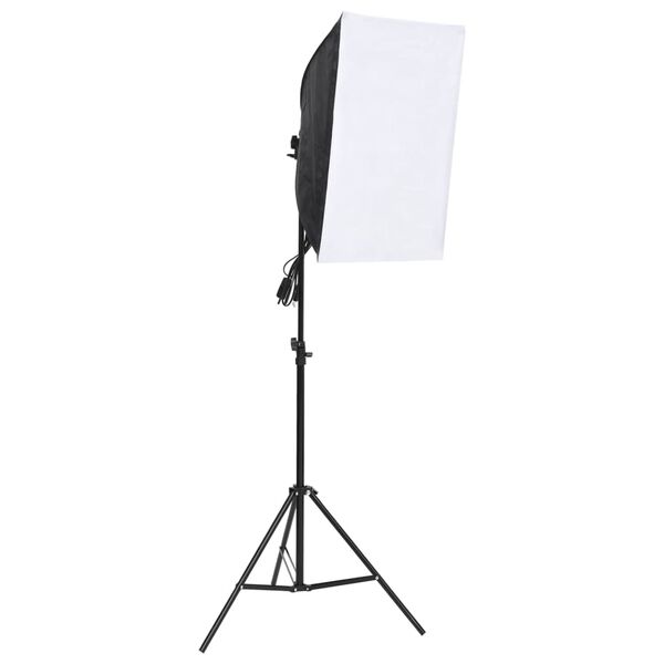 vidaXL Kit d'&eacute;clairage de studio photo avec table de prise de photos