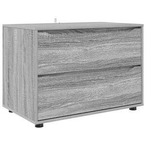 vidaXL Armoire de rangement 80 x 48 x 57 cm Bois d'ing&eacute;nierie