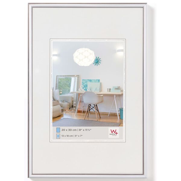 Walther Design Cadre photo New Lifestyle 70x100 cm Argent&eacute;