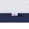 vidaXL Matelas Blanc et Bleu 160 x 200 cm Tissu jacquard