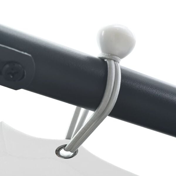 vidaXL Belvédère 3x3x2,6 m Blanc 180 g/m²