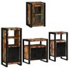vidaXL Ensemble de mobilier de salle de bain 4 pc Multicolore
