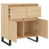 vidaXL Buffet Ch&ecirc;ne sonoma 60x35x70 cm Bois d'ing&eacute;nierie