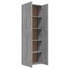 vidaXL Armoire de bureau Sonoma gris 60x32x190 cm Bois d'ing&eacute;nierie