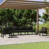 vidaXL Salon de jardin 6 pcs avec coussins Aluminium Anthracite