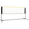 vidaXL Filet de badminton r&eacute;glable 300x103x94-158 cm M&eacute;tal