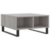 vidaXL Table basse sonoma gris 60x60x30 cm bois d'ing&eacute;nierie