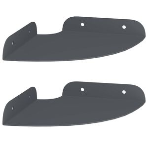 vidaXL &Eacute;tag&egrave;re Flottante d'Angle 2 pc Anthracite 15 x 15 x 2 cm