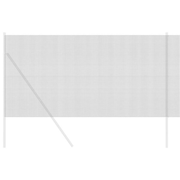 vidaXL Clôture en fil soudé Gris 1.2 x 25 m Acier