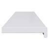 vidaXL Appui de fen&ecirc;tre Blanc 140 x 20 x 4,5 cm PVC
