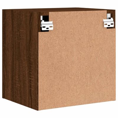 vidaXL Meuble TV mural chêne marron 40,5x30x40 cm bois d'ingénierie