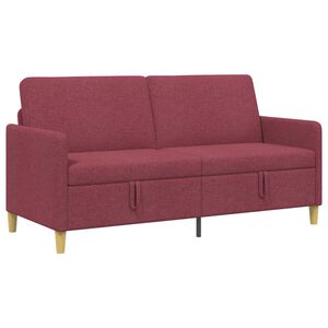 vidaXL Sofa avec rangement Bordeaux 172 x 78 x 87 cm Polyester