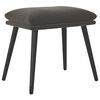 vidaXL Repose-pied Gris fonc&eacute; 45x29,5x35 cm Velours