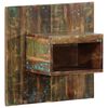 vidaXL Table de chevet multicolore 50x27x50 cm bois de r&eacute;cup&eacute;ration