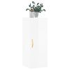 vidaXL Armoire murale blanc brillant 34,5x34x90 cm