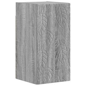 vidaXL Armoire murale de salle de bain DELFT Sonoma gris