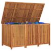 vidaXL Bo&icirc;te de rangement de jardin 150x80x75 cm bois massif d'acacia