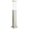 vidaXL Borne lumineuse 50 cm en acier inoxydable IP44