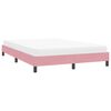 vidaXL Cadre de lit sans matelas rose 160x210 cm velours