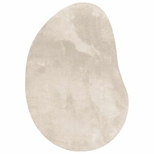 vidaXL Tapis de surface HUARTE Beige 80 x 150 cm Polyester