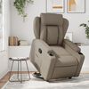 vidaXL Fauteuil inclinable Cappuccino Similicuir