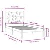 vidaXL Cadre de lit sans matelas bois massif