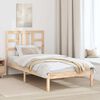vidaXL Cadre de lit sans matelas 90x200 cm bois massif