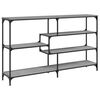 vidaXL Table console sonoma gris 160x32x95 cm bois d'ing&eacute;nierie
