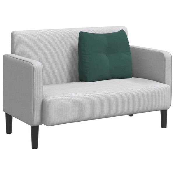 vidaXL Coussin de Dos Vert fonc&eacute; 60 x 24 x 50 cm Velours