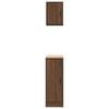 vidaXL Armoires de garage 2 pcs ch&ecirc;ne marron bois d'ing&eacute;nierie