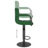 vidaXL Tabouret de bar Vert foncé Velours