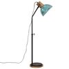 vidaXL Lampadaire 25 W bleu d&eacute;lav&eacute; 30x30x100-150 cm E27