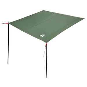 vidaXL Tarp r&eacute;sistant &agrave; l'eau personne 240 x 300 cm Vert taffetas