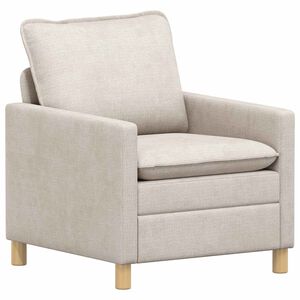 vidaXL Canap&eacute; Cr&egrave;me 76 x 81 x 87,5 cm Polyester
