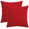 vidaXL Housse de coussin 2 pc HEERLEN Rouge 50 x 50 cm Tissu