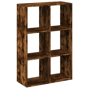 vidaXL &Eacute;tag&egrave;re s&eacute;paratrice de pi&egrave;ce ch&ecirc;ne fum&eacute; 69,5x29x103,5 cm