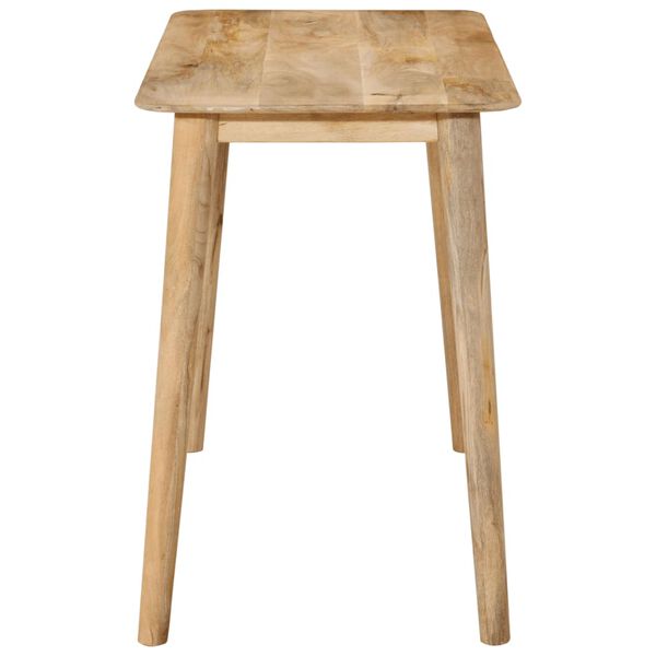 vidaXL Table &agrave; d&icirc;ner 112x52x76 cm bois de manguier massif