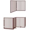 vidaXL Barri&egrave;re pour chien porte pliable 8 panneaux bois de peuplier