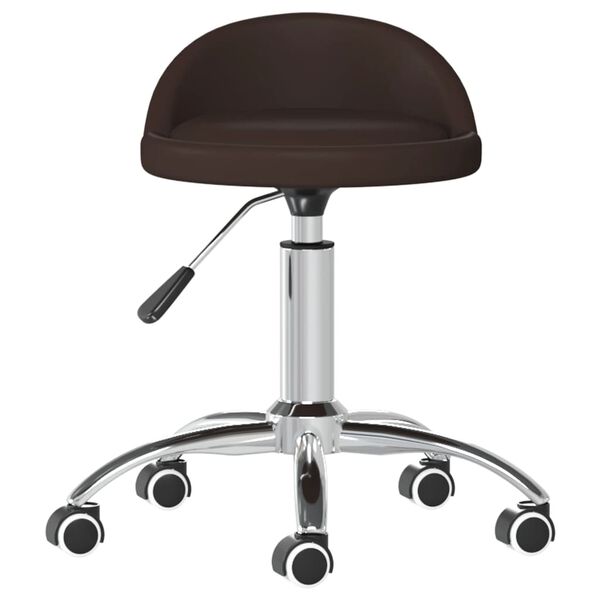 vidaXL Tabouret de massage Marron Similicuir