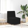 vidaXL Unit&eacute; de Sofa Modulaire Sans Accoudoirs 2 pcs Noir