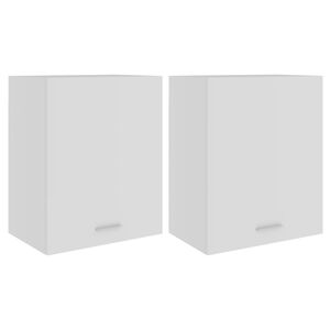 vidaXL Armoires suspendues 2 pi&egrave;ces "Lyon" Blanc 50 x 31 x 60 cm Bois d'ing&eacute;nierie