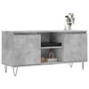 vidaXL Meuble TV gris b&eacute;ton 104x35x50 cm bois d'ing&eacute;nierie