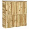 vidaXL Abri &agrave; outils de jardin 163x50x171 cm Pin&egrave;de impr&eacute;gn&eacute;e