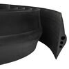 vidaXL Joint de sol de garage Noir 75 x 12 mm 1 m Caoutchouc EPDM