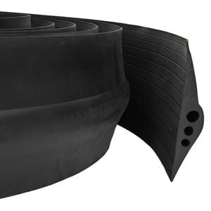 vidaXL Joint de sol de garage Noir 75 x 12 mm 1 m Caoutchouc EPDM